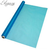 Eleganza Sheer Organza Turquoise 70cm x 10m - Organza / Fabric